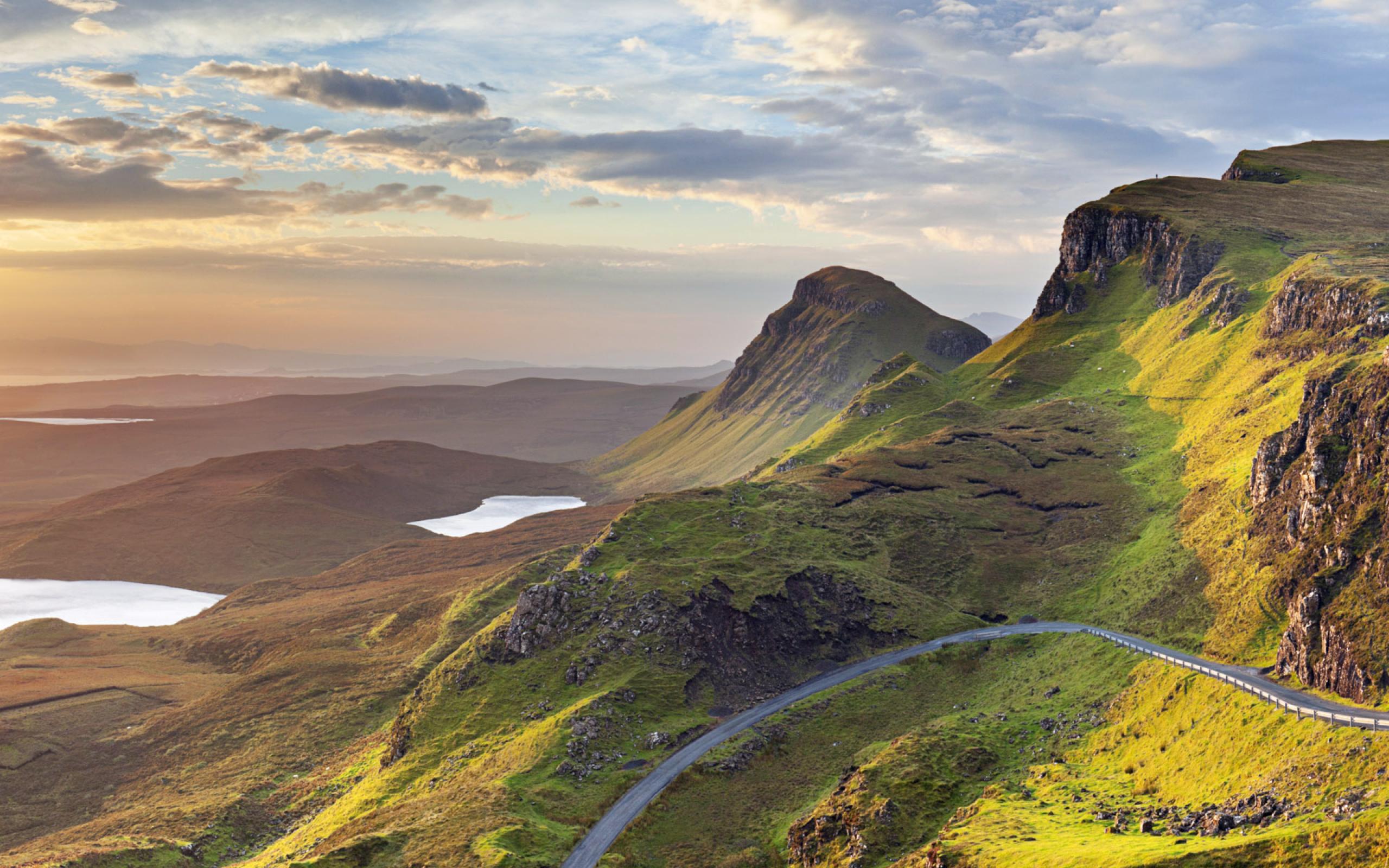 Die A82 in Schottland