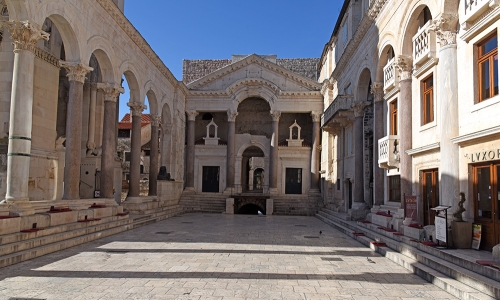 Der Diokletianpalast in Split